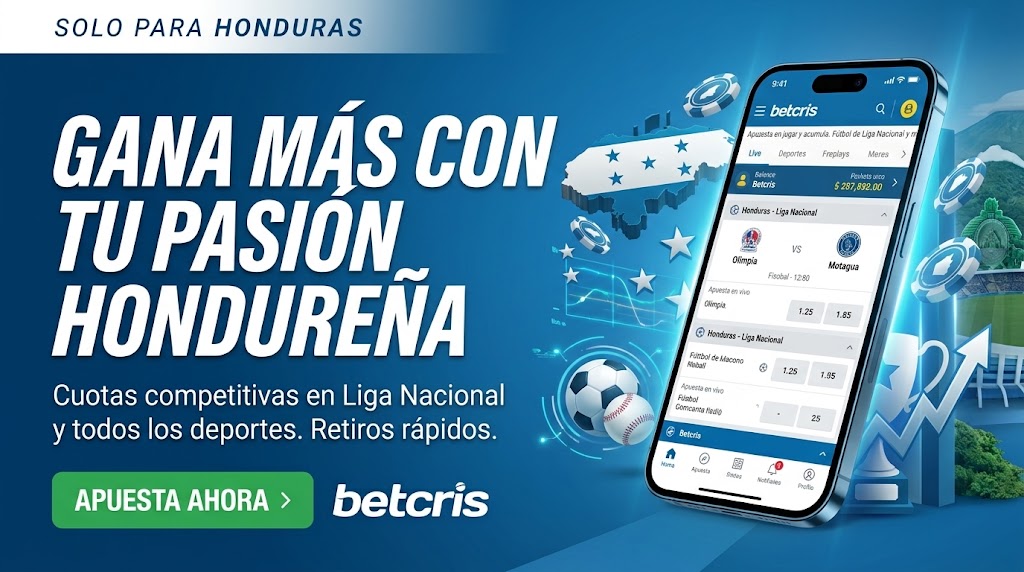 Pantalla de apuestas de la Betcris app con un partido de Liga Nacional y cuotas en vivo