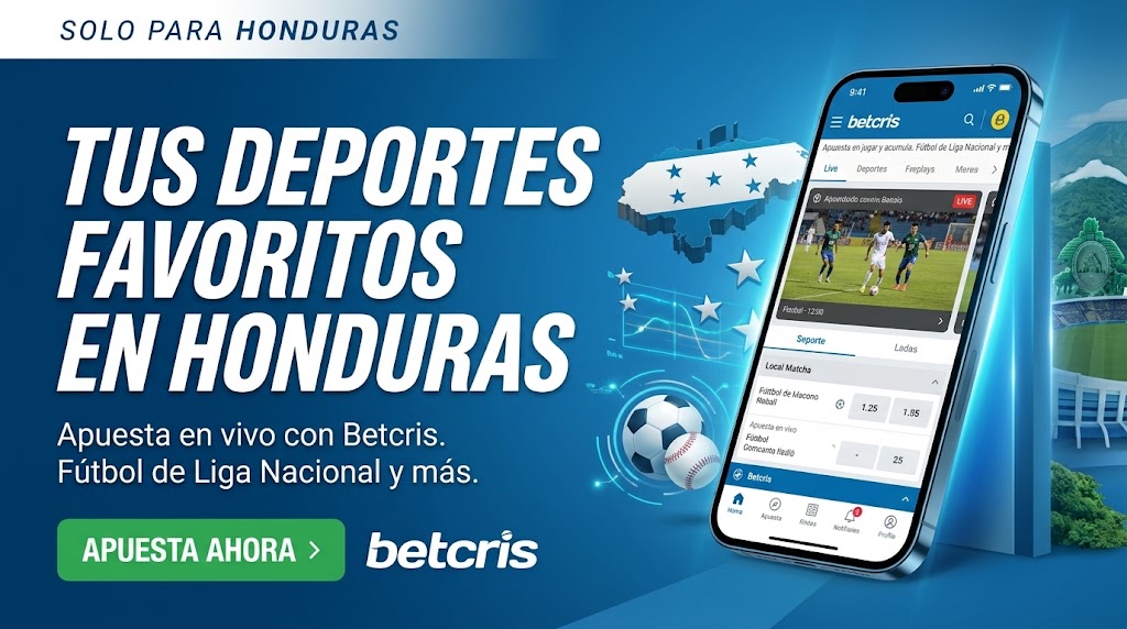 Apuesta en vivo de fútbol en la Betcris app, con transmisión y mercados de Liga Nacional